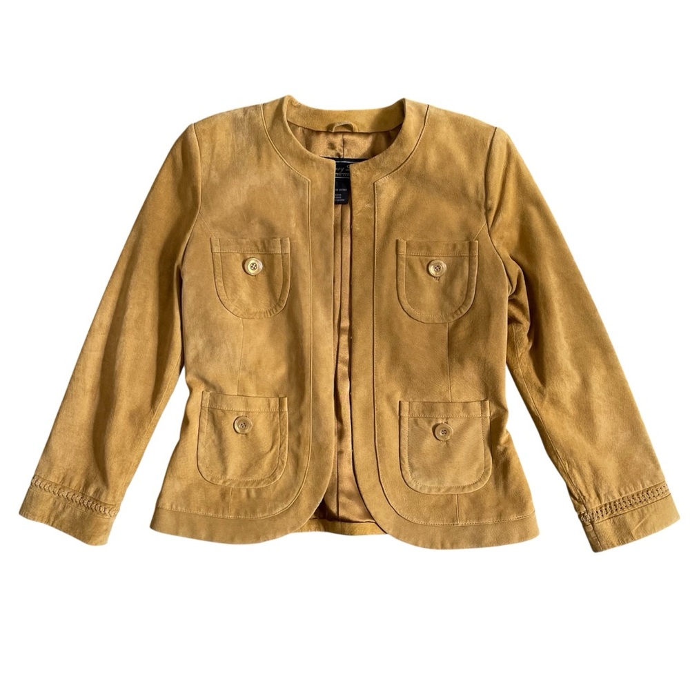 Jerry Lewis Women’s Yellow Suede Jacket